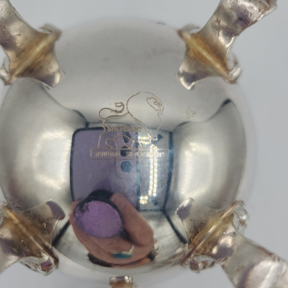 Silver plate Footed sugar and creamer - Picture 6 of 6